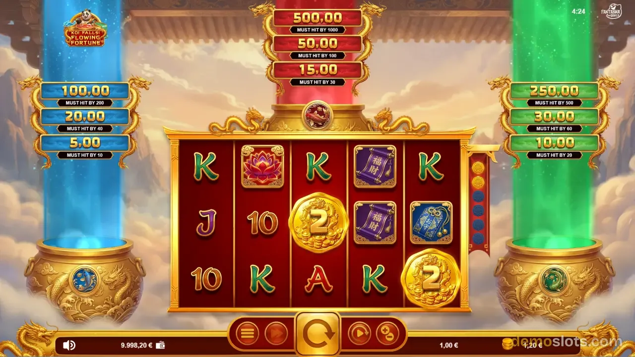 Koi Falls: Flowing Fortune slot by Fantasma Games