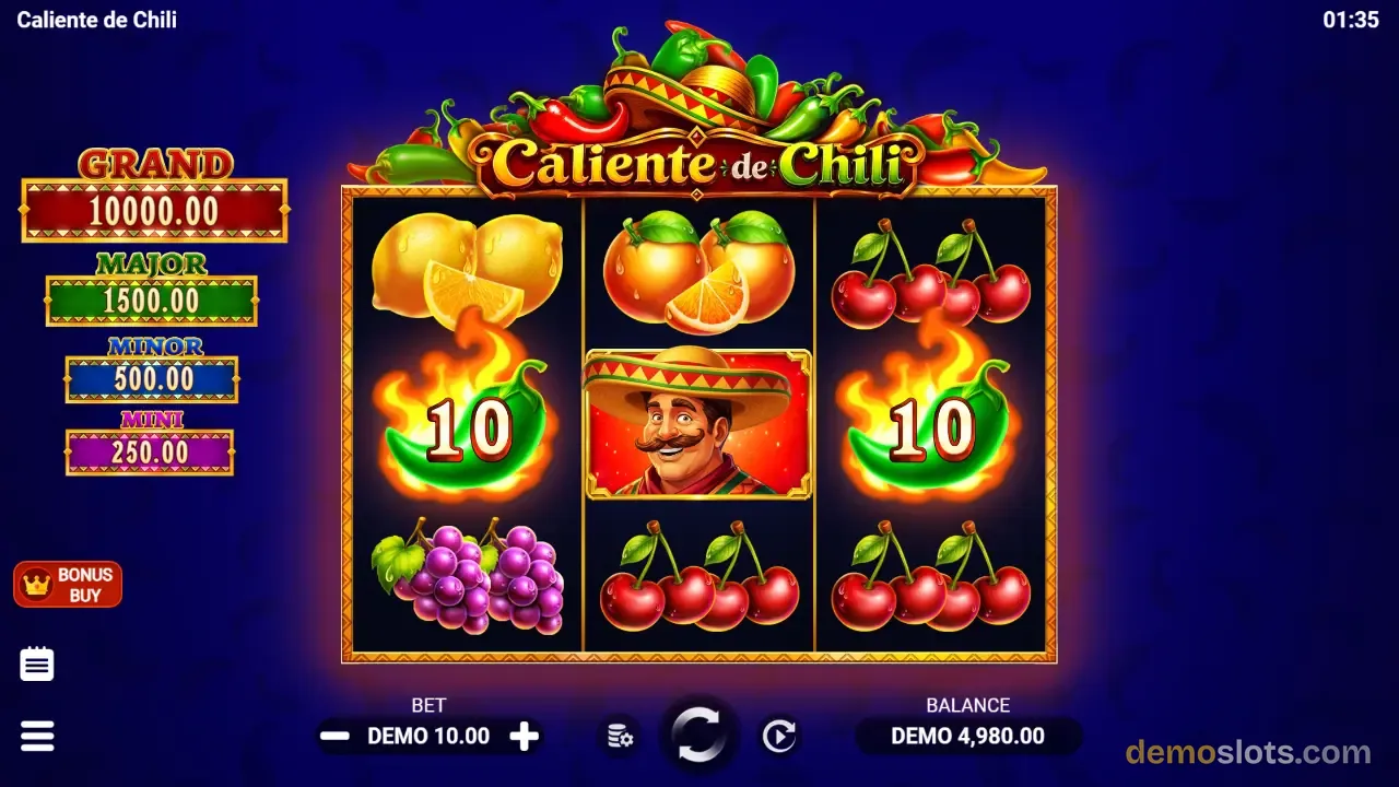 Caliente de Chili slot by Slotopia